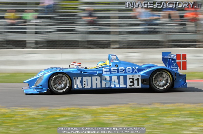 2008-04-26 Monza 1139 Le Mans Series - Nielsen-Elgaard - Porsche RS Spider.jpg